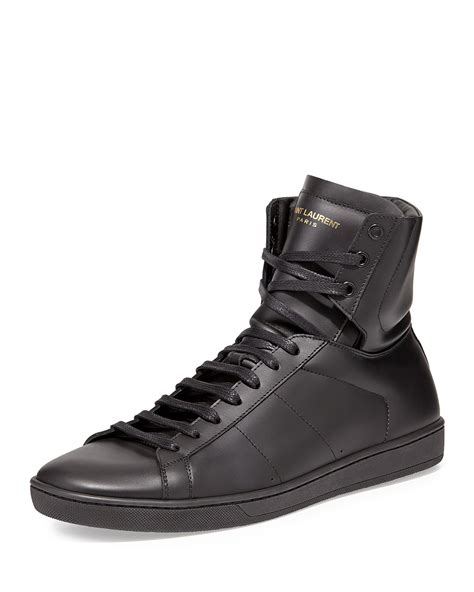 ysl black men's sneakers